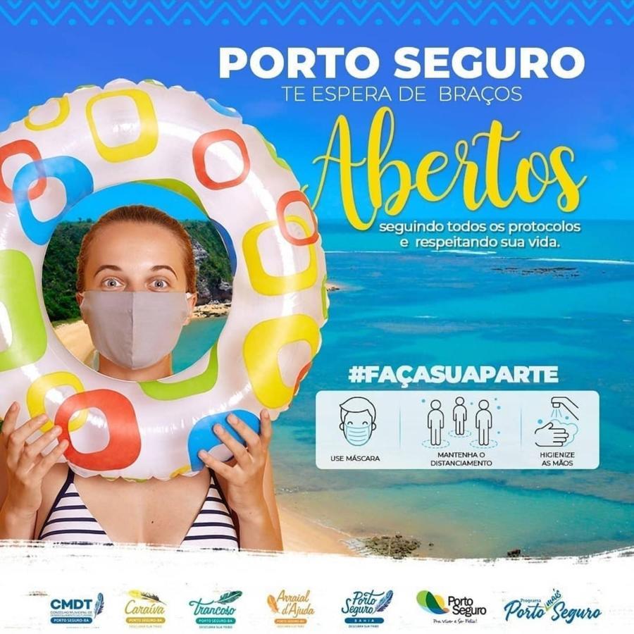 Casa Porto Mar America Praia ปอร์โตเซกูโร ภายนอก รูปภาพ